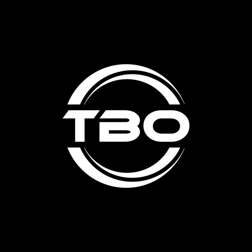 tbo Logo Design, Inspiration zum ein einzigartig Identität. modern Eleganz und kreativ Design. Wasserzeichen Ihre Erfolg mit das auffällig diese Logo. vektor