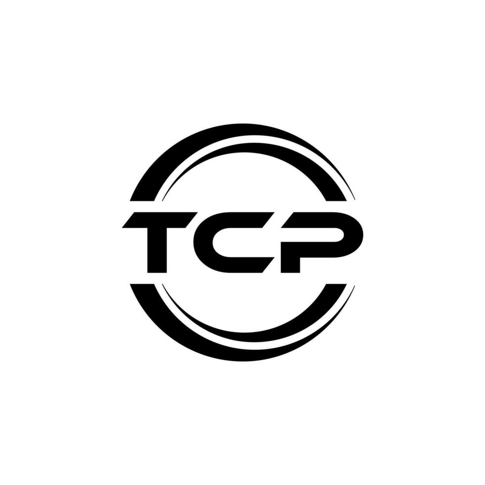 tcp Logo Design, Inspiration zum ein einzigartig Identität. modern Eleganz und kreativ Design. Wasserzeichen Ihre Erfolg mit das auffällig diese Logo. vektor