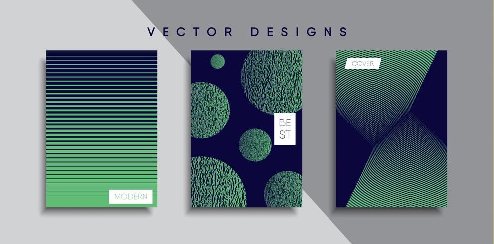 Minimale Vector-Cover-Designs. Zukünftige Plakatschablone vektor