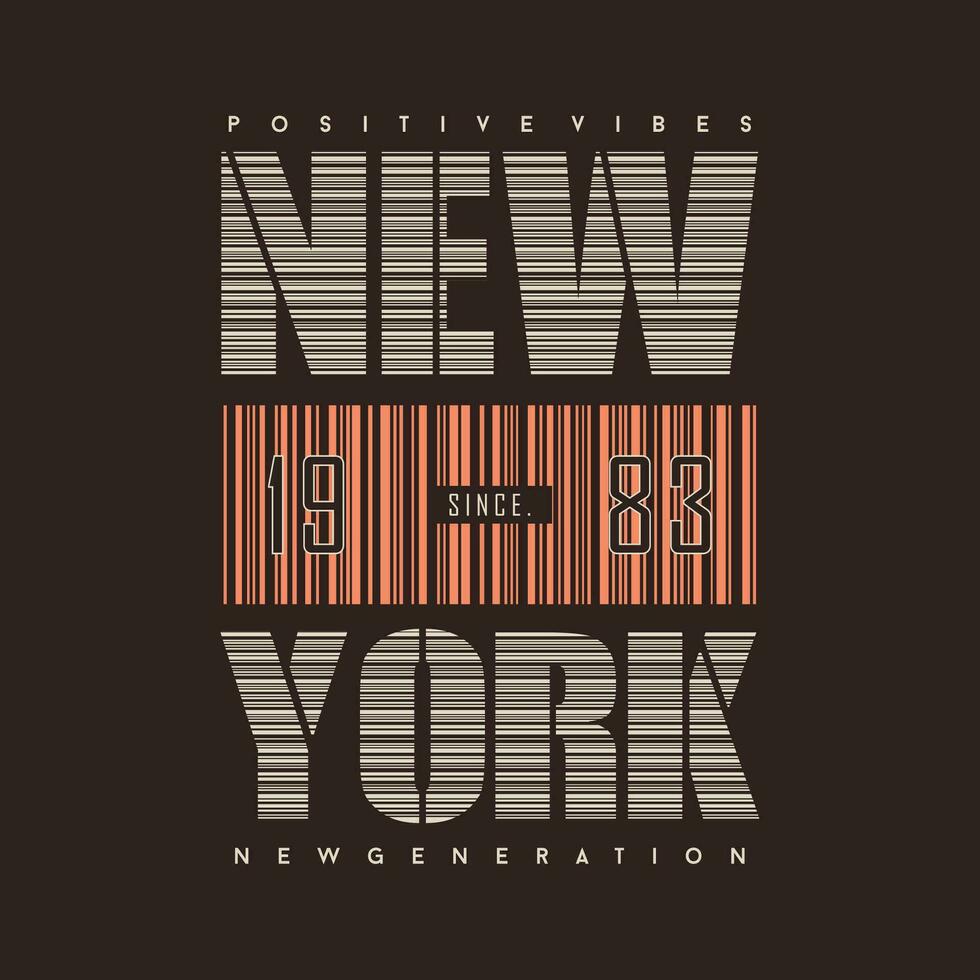 Neu York Stadt Grafik Typografie Vektor, t Hemd Design, Illustration, gut zum beiläufig Stil vektor