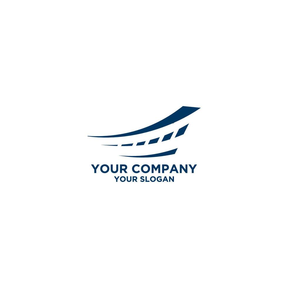 Blau Straße Versicherung Logo Design Vektor