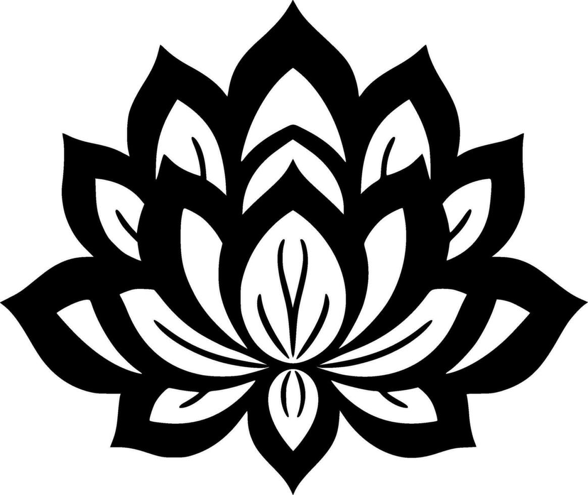 Mandala - - hoch Qualität Vektor Logo - - Vektor Illustration Ideal zum T-Shirt Grafik