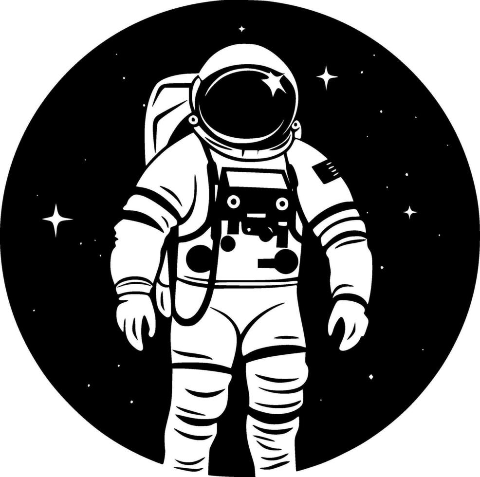 Astronaut - - hoch Qualität Vektor Logo - - Vektor Illustration Ideal zum T-Shirt Grafik