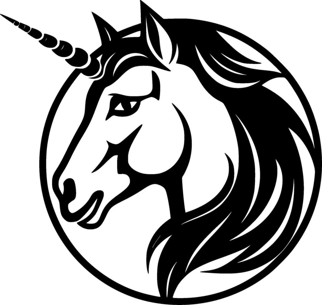 Einhorn - - hoch Qualität Vektor Logo - - Vektor Illustration Ideal zum T-Shirt Grafik