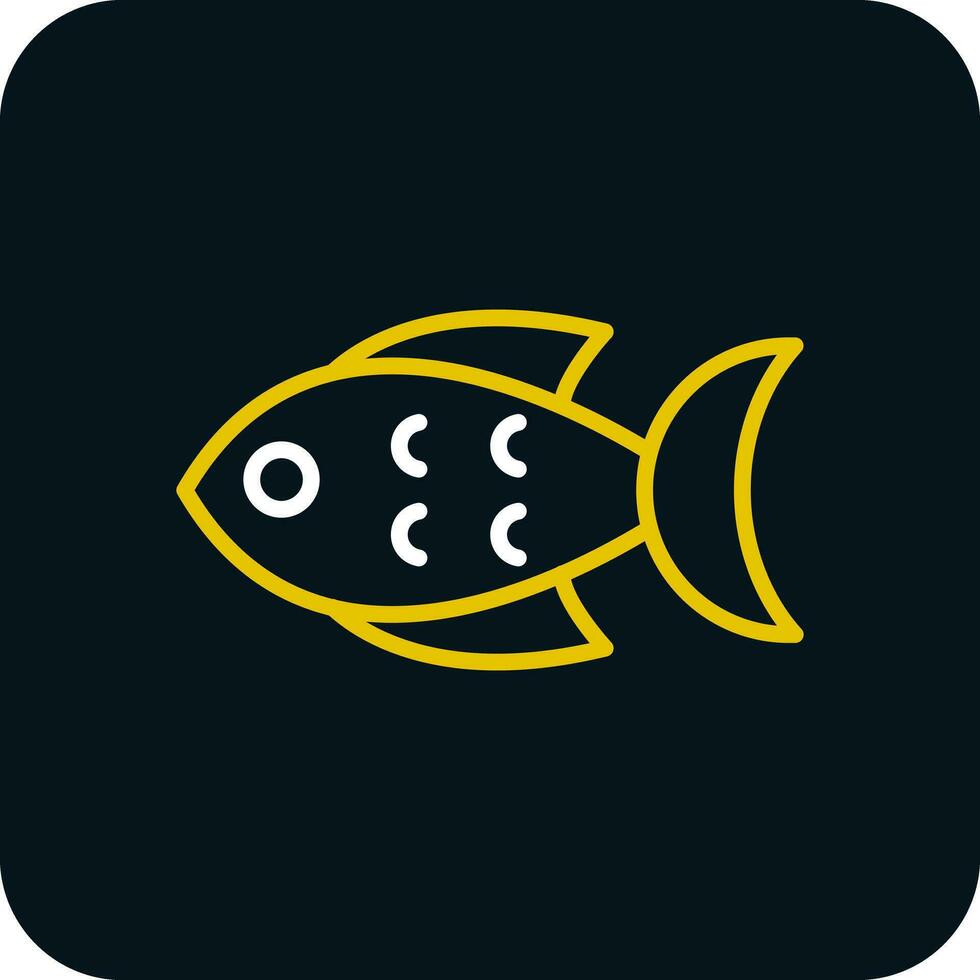 Fisch-Vektor-Icon-Design vektor