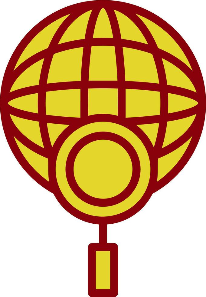 globales Suchvektor-Icon-Design vektor