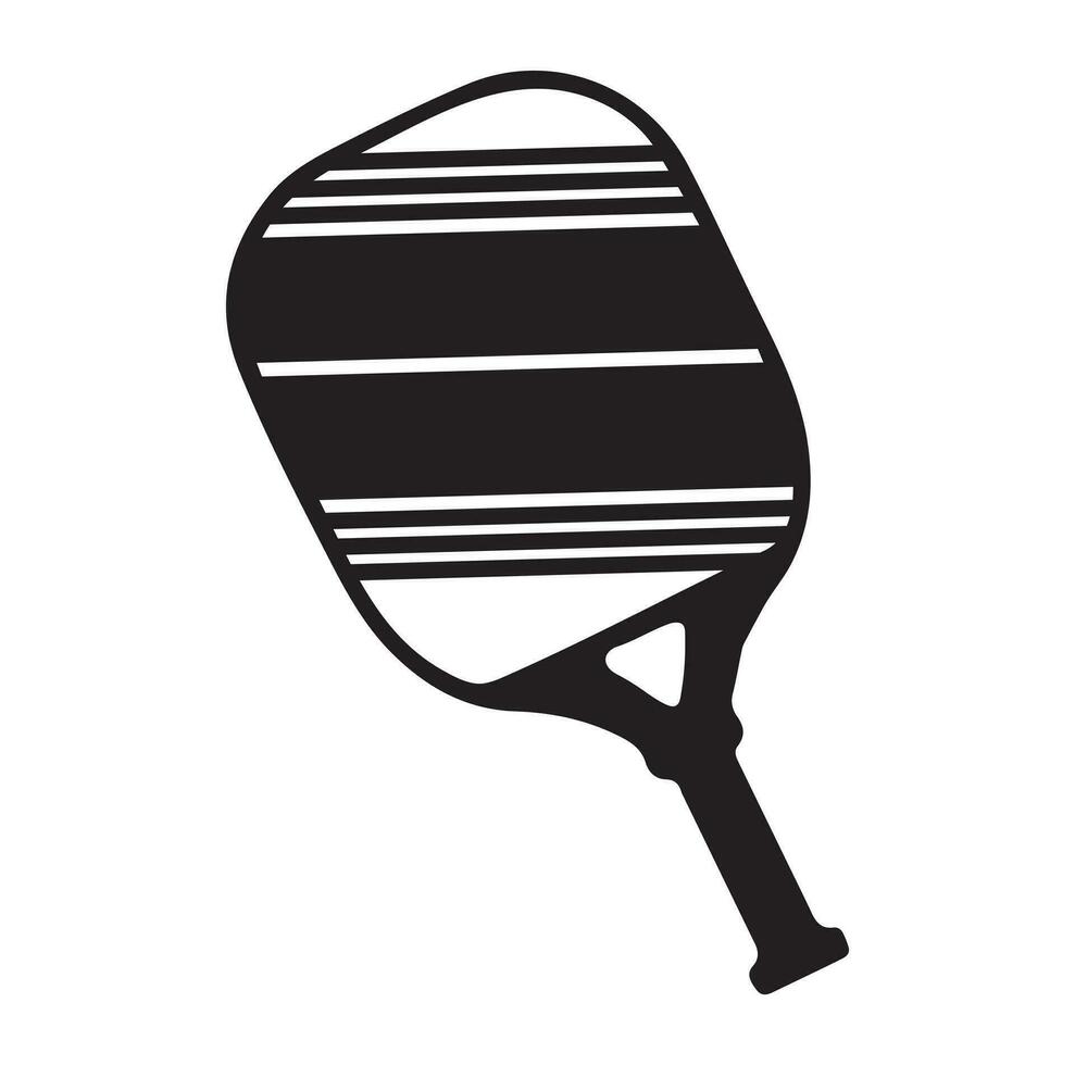 Pickleball Vektor und Pickleball Paddel Zeichen Symbol Symbol Vektor Illustration Pickleball Logo Vektor