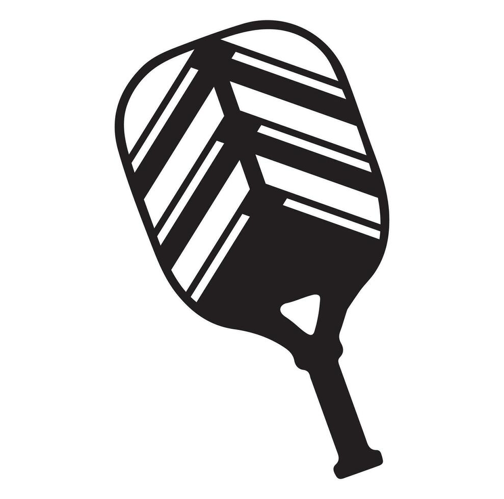 Pickleball Vektor und Pickleball Paddel Zeichen Symbol Symbol Vektor Illustration Pickleball Logo Vektor