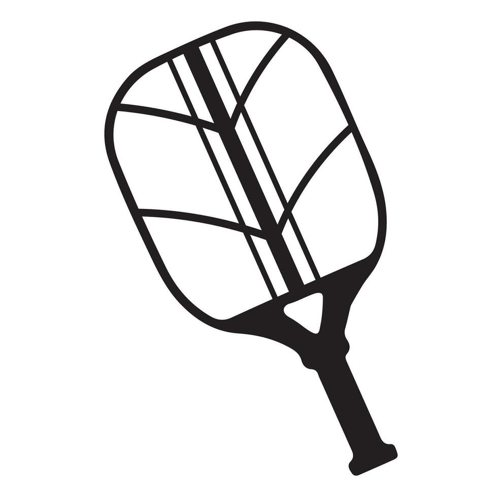 pickleball vektor och pickleball paddlar tecken symbol ikon vektor illustration pickleball logotyp vektor