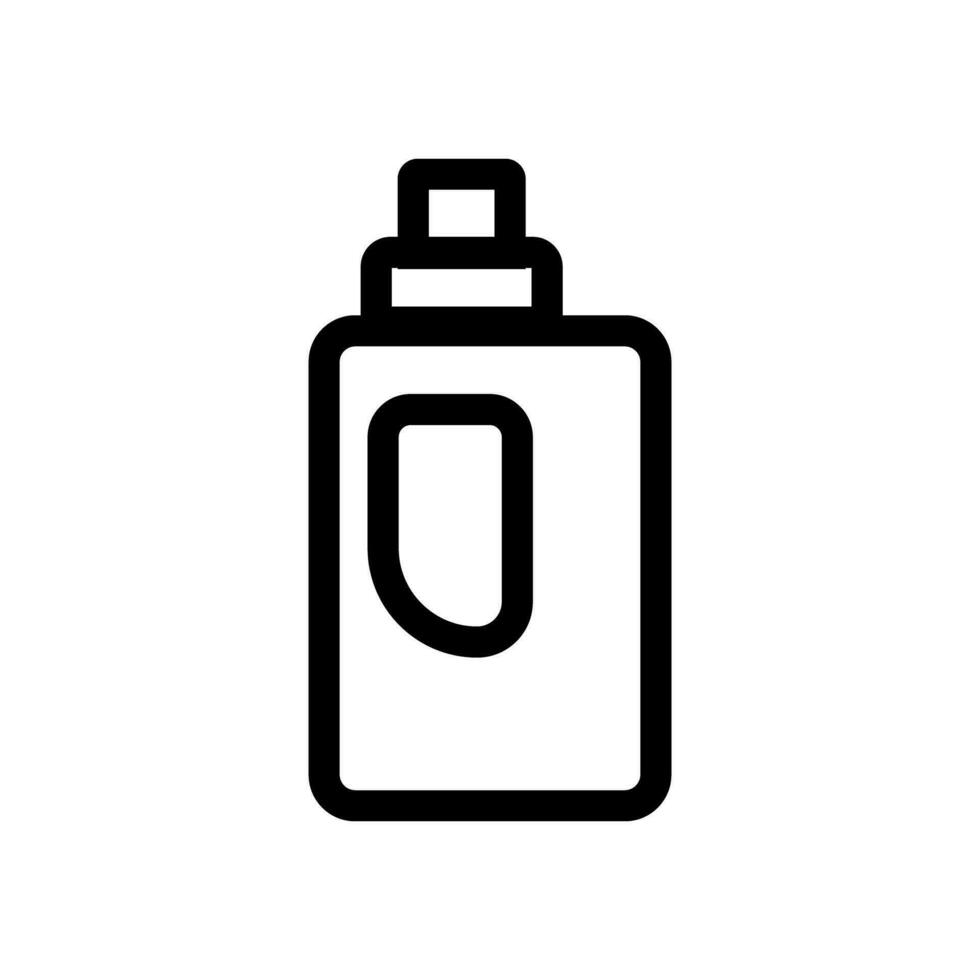 Wäsche Waschmittel Flasche Symbol. Körper Seife und Shampoo Flasche. Vektor. vektor
