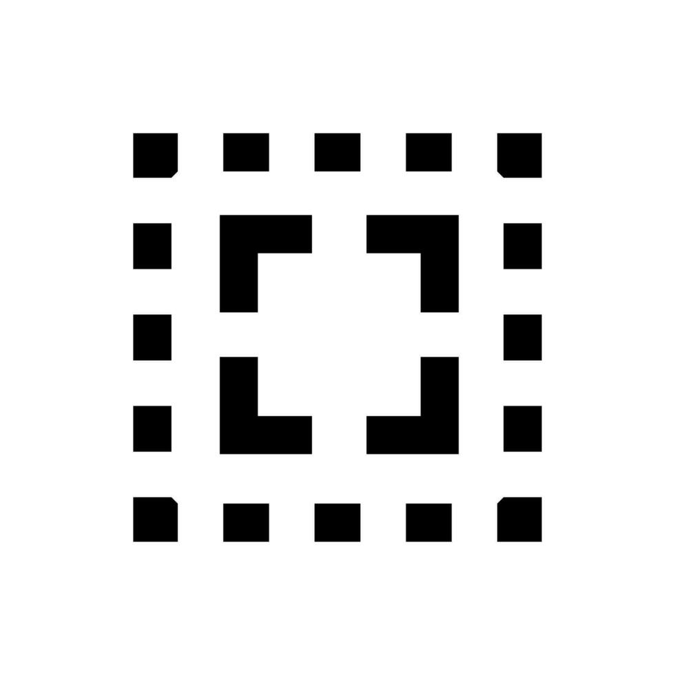 Digital Scan Symbol. lesen. Vektor. vektor