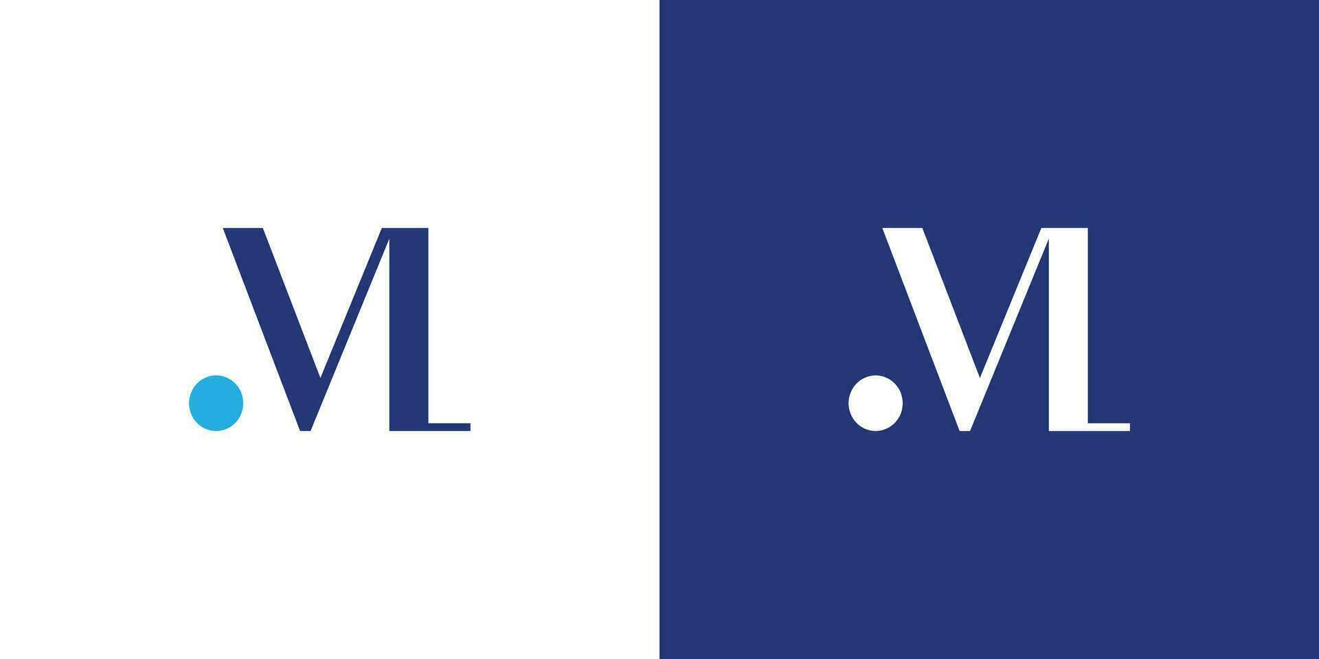 modern und einzigartig m Logo Design vektor