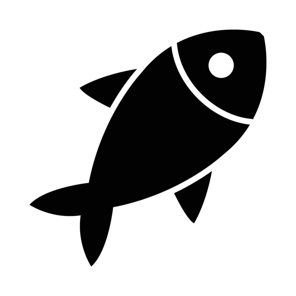 Fisch Vektor Glyphe Symbol zum persönlich und kommerziell verwenden.