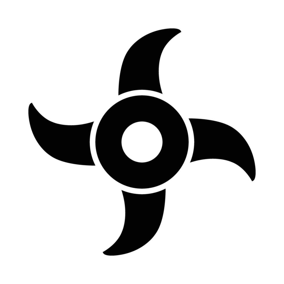 Shuriken Vektor Glyphe Symbol zum persönlich und kommerziell verwenden.