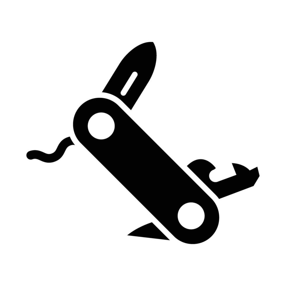 swiss kniv vektor glyf ikon för personlig och kommersiell använda sig av.