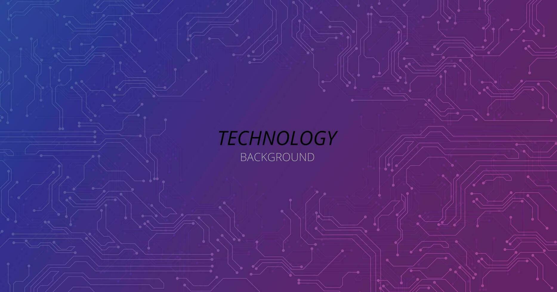 digital teknologi krets diagram på rosa blå bakgrund. vektor