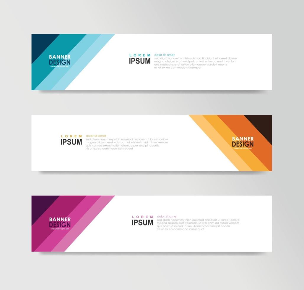 vektor abstrakt banner design webbmall