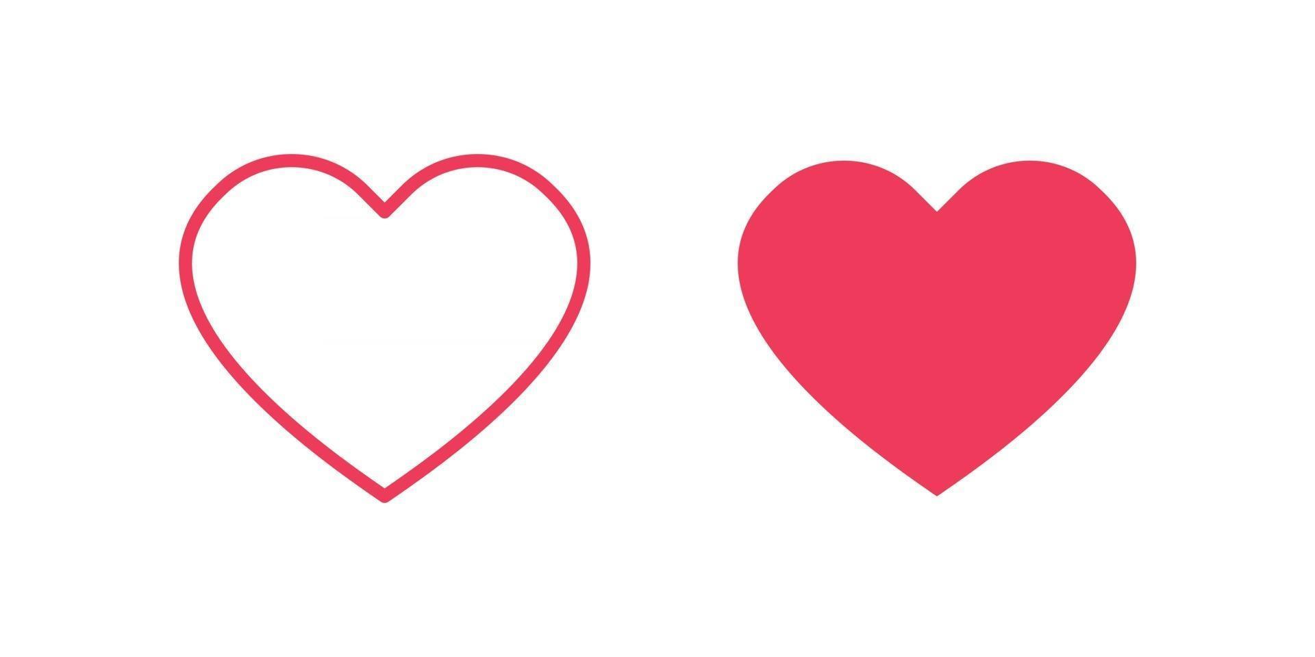 hjärta vektor ikon för grafisk design