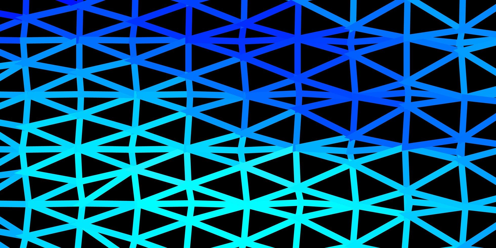 hellblaue Vektor geometrische polygonale Tapete.