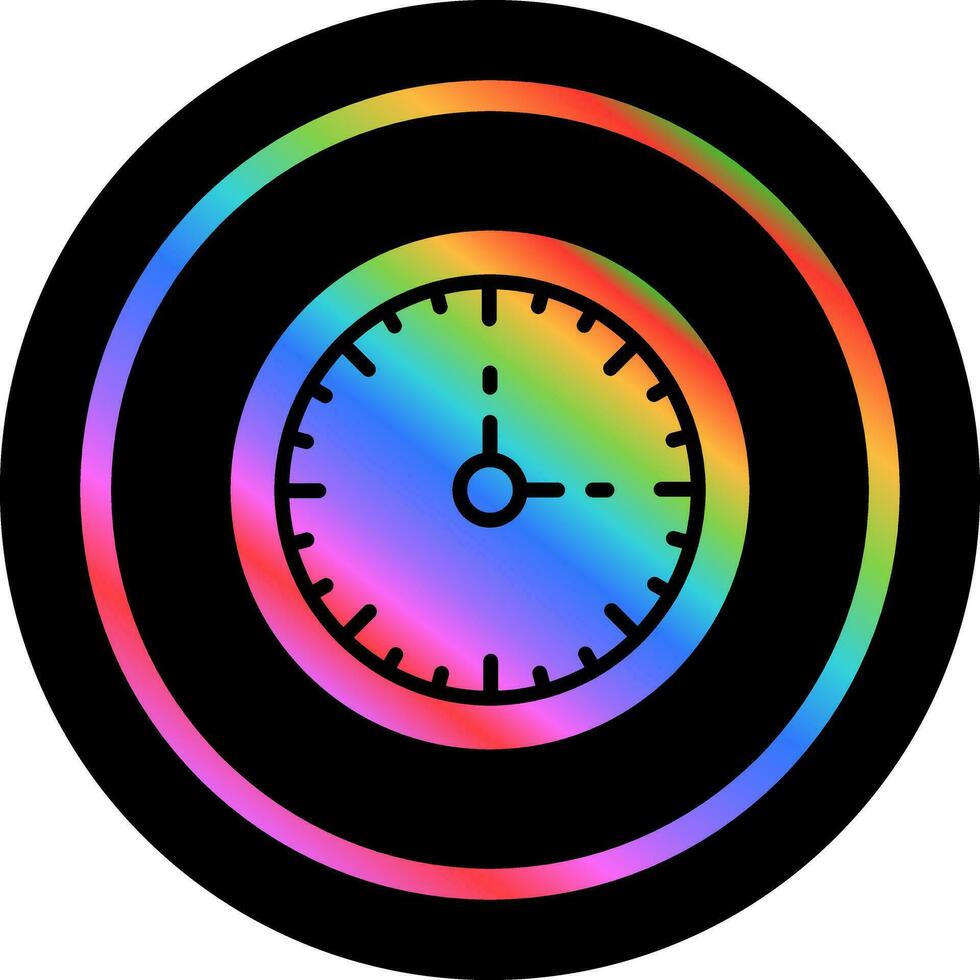 Uhr drei Vektor Symbol