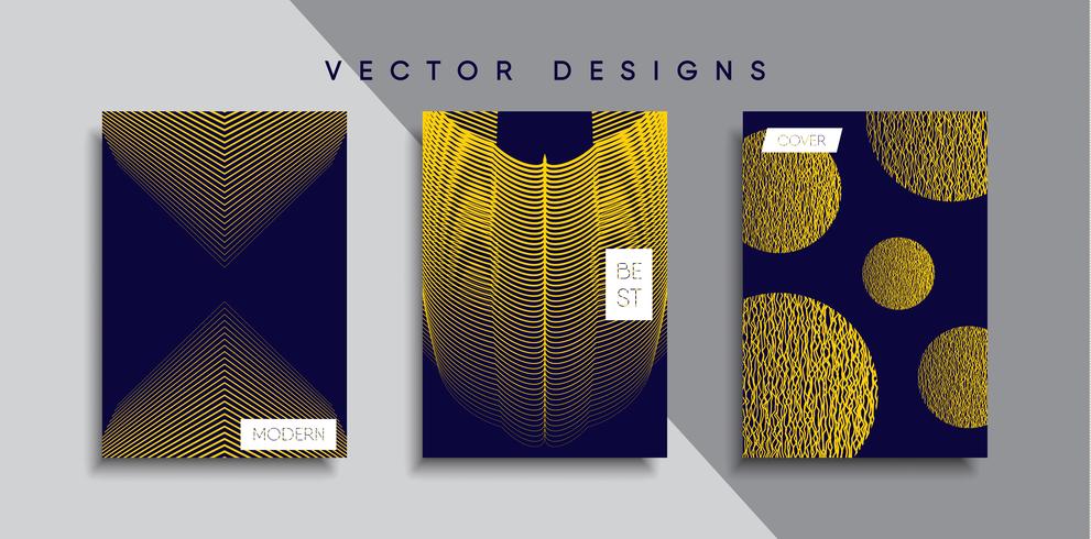 Minimale Vector-Cover-Designs. Zukünftige Plakatschablone. vektor