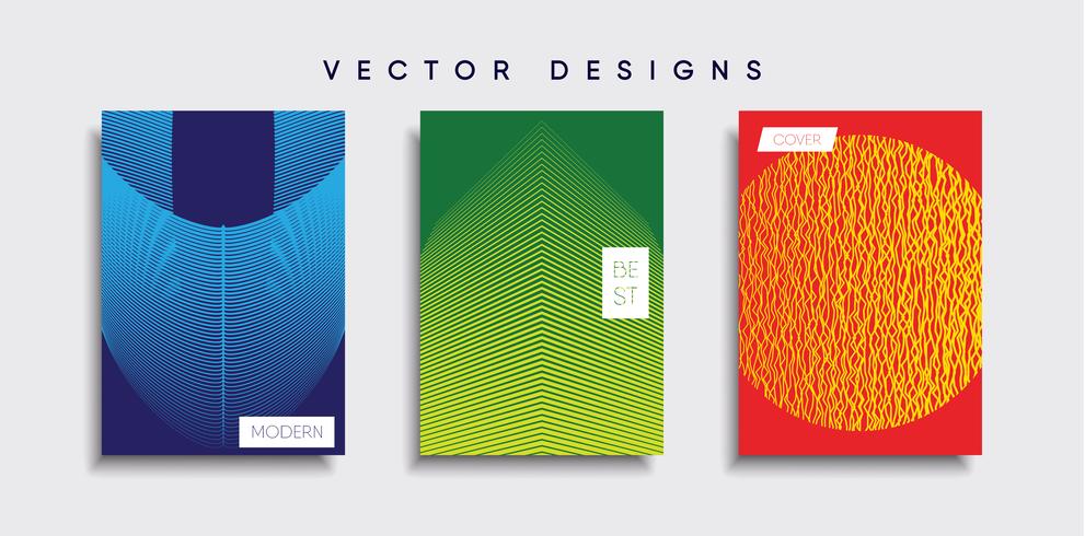 Minimale Vector-Cover-Designs. Zukünftige Plakatschablone. vektor