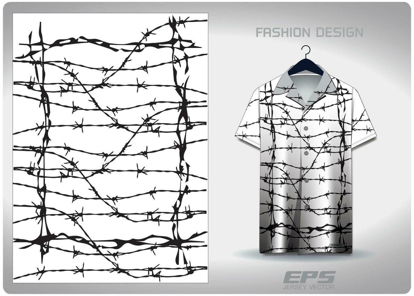 vektor hawaiian skjorta bakgrund bild.vit hullingförsedda tråd staket mönster design, illustration, textil- bakgrund för hawaiian skjorta, tröja hawaiian skjorta
