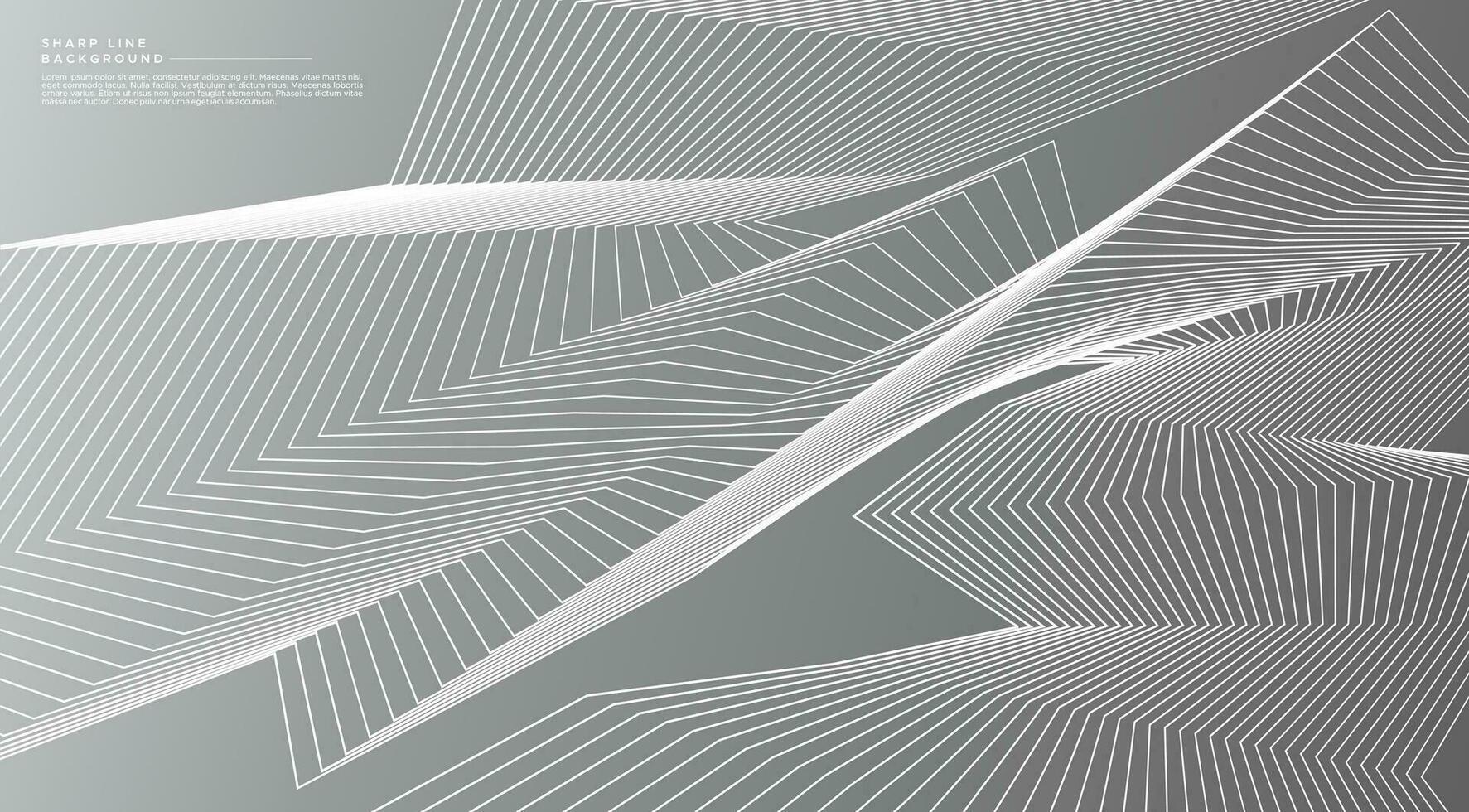 dynamisk skarp linje abstrakt bakgrund design. modern blandning linje kant tapet. vektor