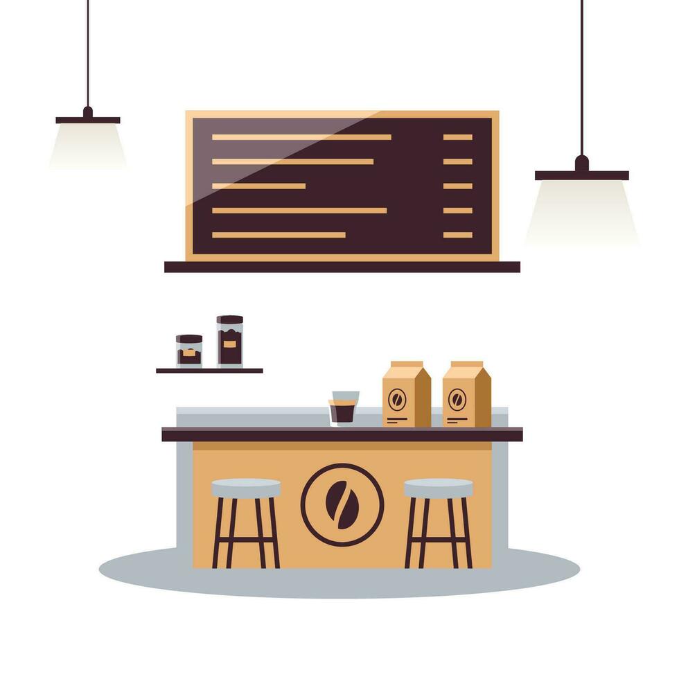 Kaffee Illustration Design zum International Kaffee Tag vektor