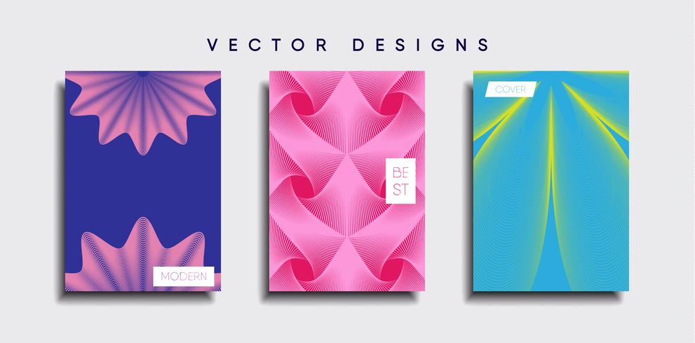 Minimale Vector-Cover-Designs. Zukünftige Plakatschablone. vektor