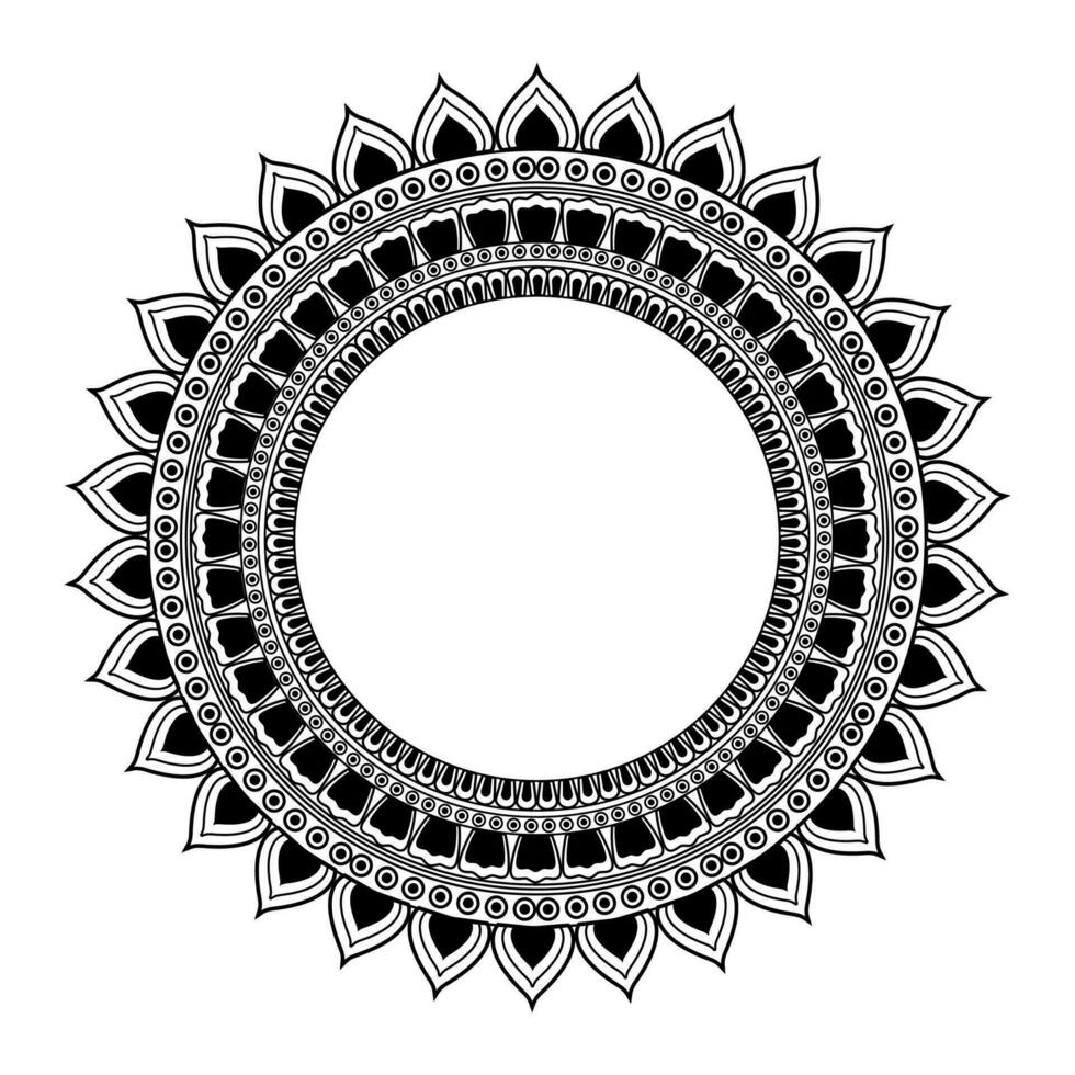 Mandala-Hintergrunddesign vektor