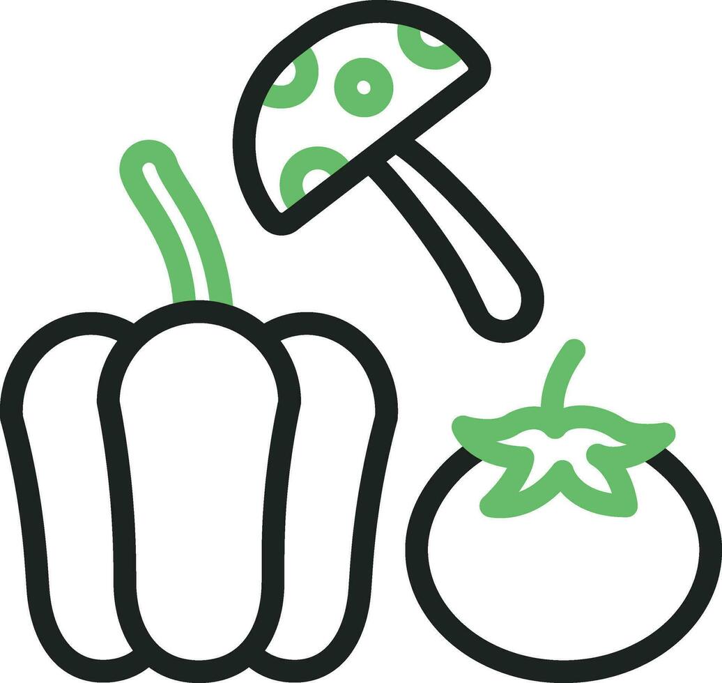 Gemüse Symbol Bild. vektor