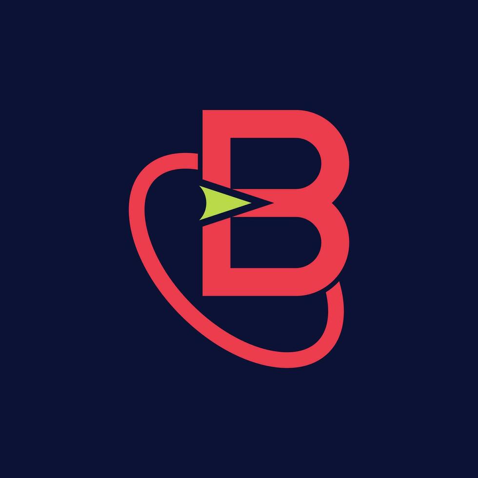 Brief b Logo Symbol Design Vorlage Elemente - - Illustration. Brief b Logo Symbol Design vektor