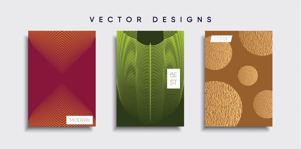 Minimale Vector-Cover-Designs. Zukünftige Plakatschablone. vektor