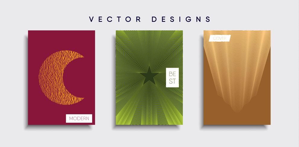 Minimale Vector-Cover-Designs. Zukünftige Plakatschablone. vektor