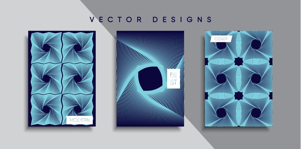 Minimale Vector-Cover-Designs. Zukünftige Plakatschablone. vektor