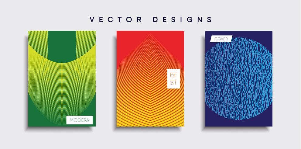 Minimale Vector-Cover-Designs. Zukünftige Plakatschablone. vektor