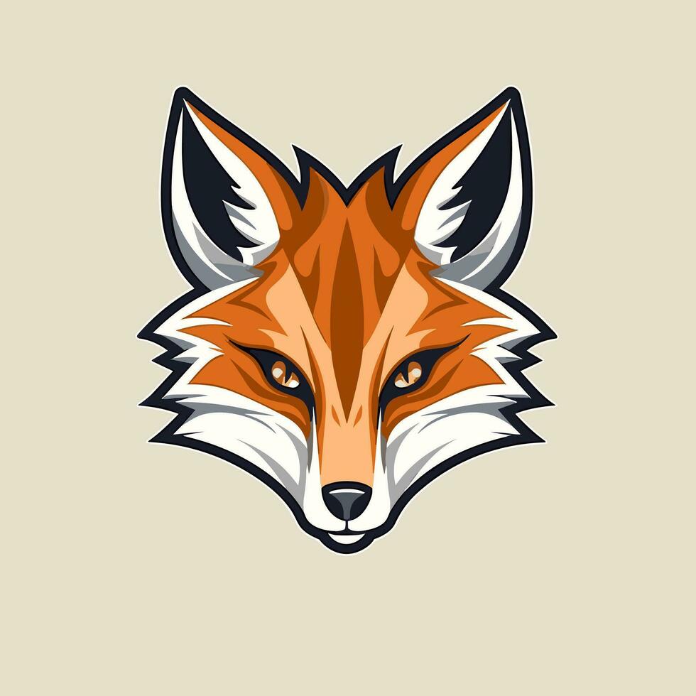 Fuchs Vektor süß Fuchs Karikatur Symbol