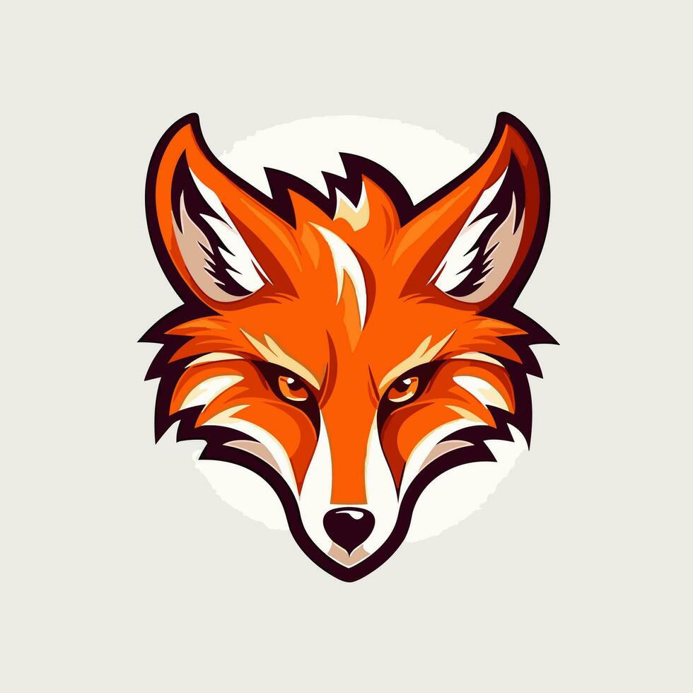 Fuchs Vektor süß Fuchs Karikatur Symbol