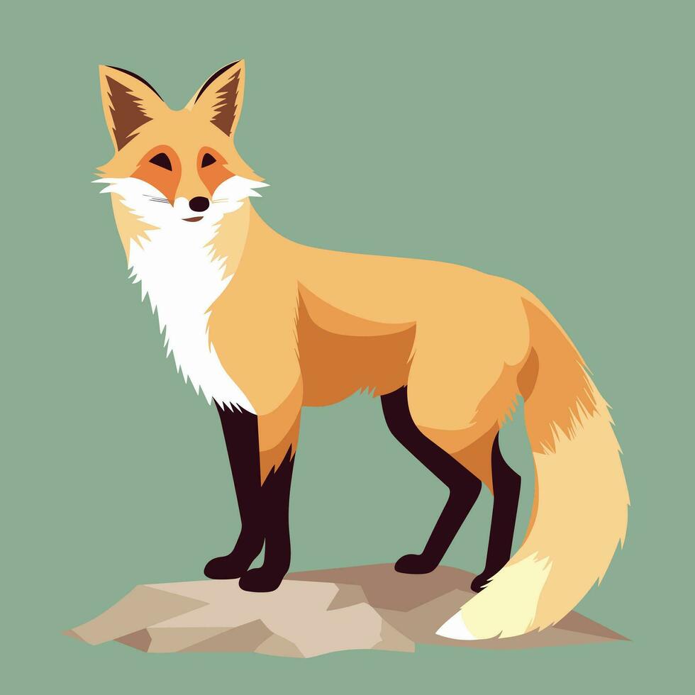 Fuchs Vektor süß Fuchs Karikatur Symbol