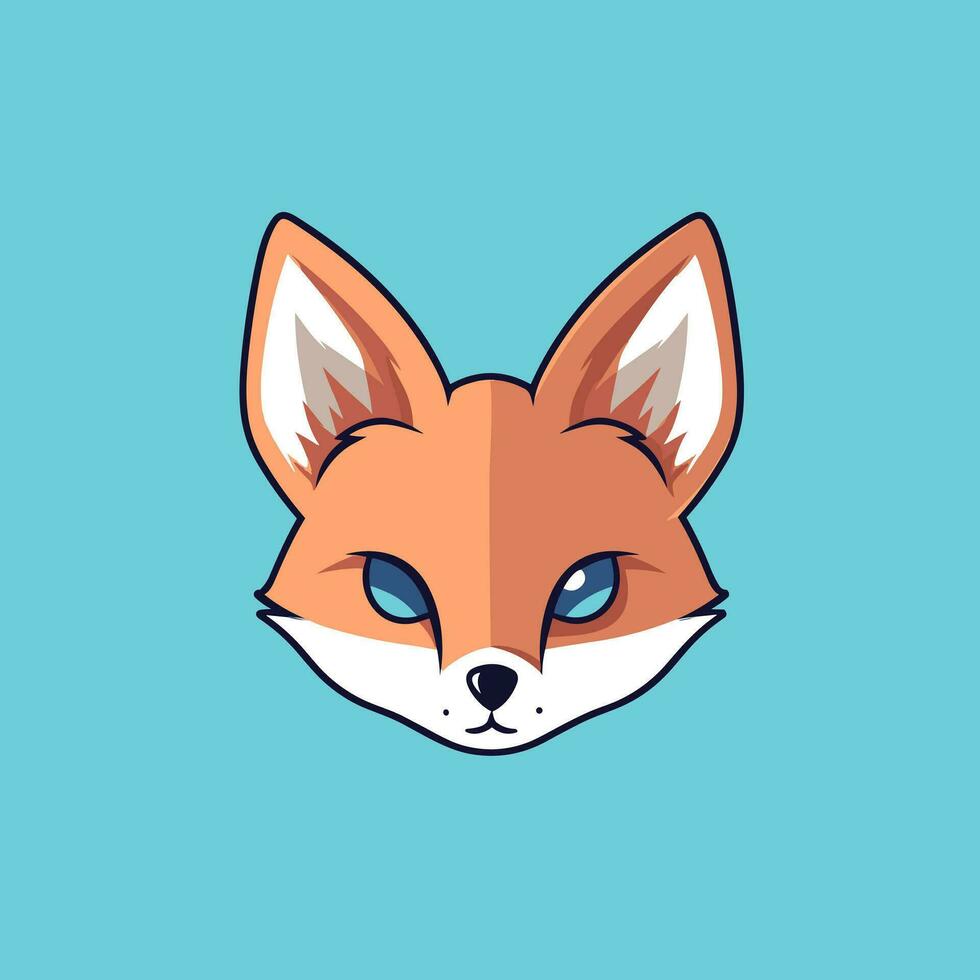 Fuchs Vektor süß Fuchs Karikatur Symbol