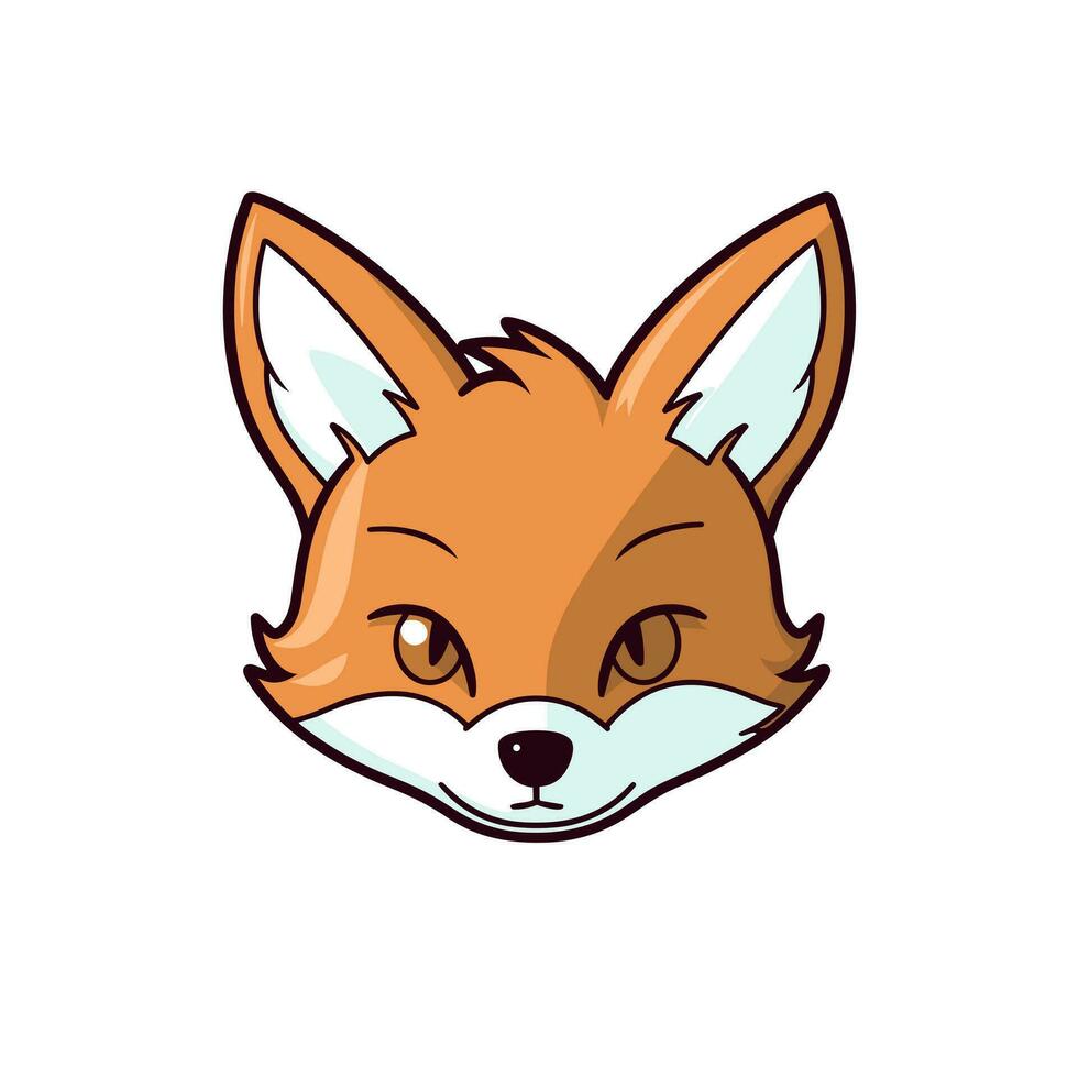 Fuchs Vektor süß Fuchs Karikatur Symbol