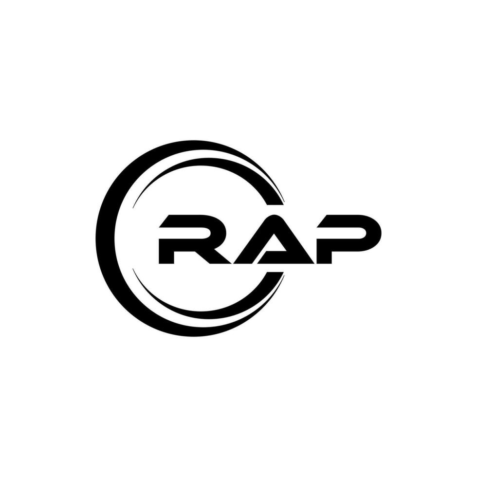 Rap Logo Design, Inspiration zum ein einzigartig Identität. modern Eleganz und kreativ Design. Wasserzeichen Ihre Erfolg mit das auffällig diese Logo. vektor