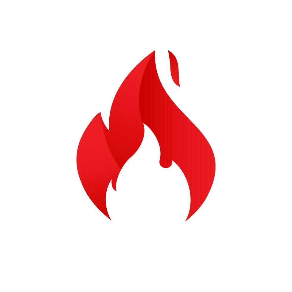 modern Feuer Flamme Logo Vektor Symbol