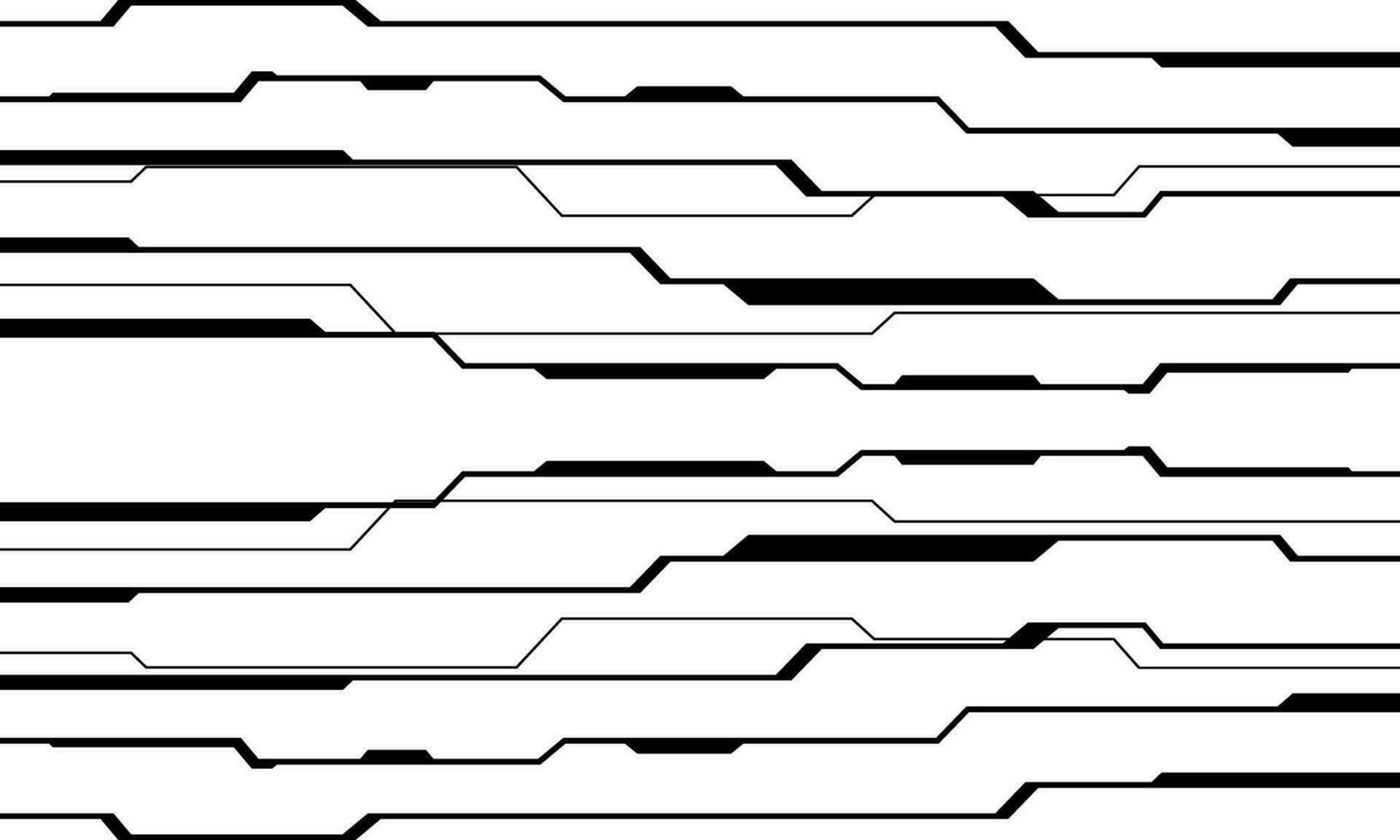 abstrakt schwarz Schaltkreis Cyber geometrisch Muster Design modern futuristisch Technologie Hintergrund Vektor