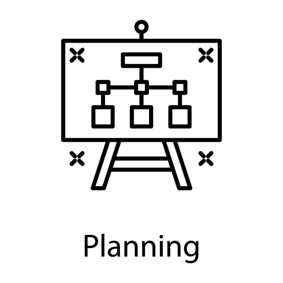 Internet und Digital Marketing Linie Symbole vektor