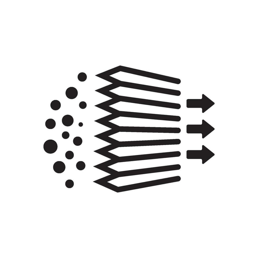 Luft Filter Symbol Logo Vektor Design Vorlage