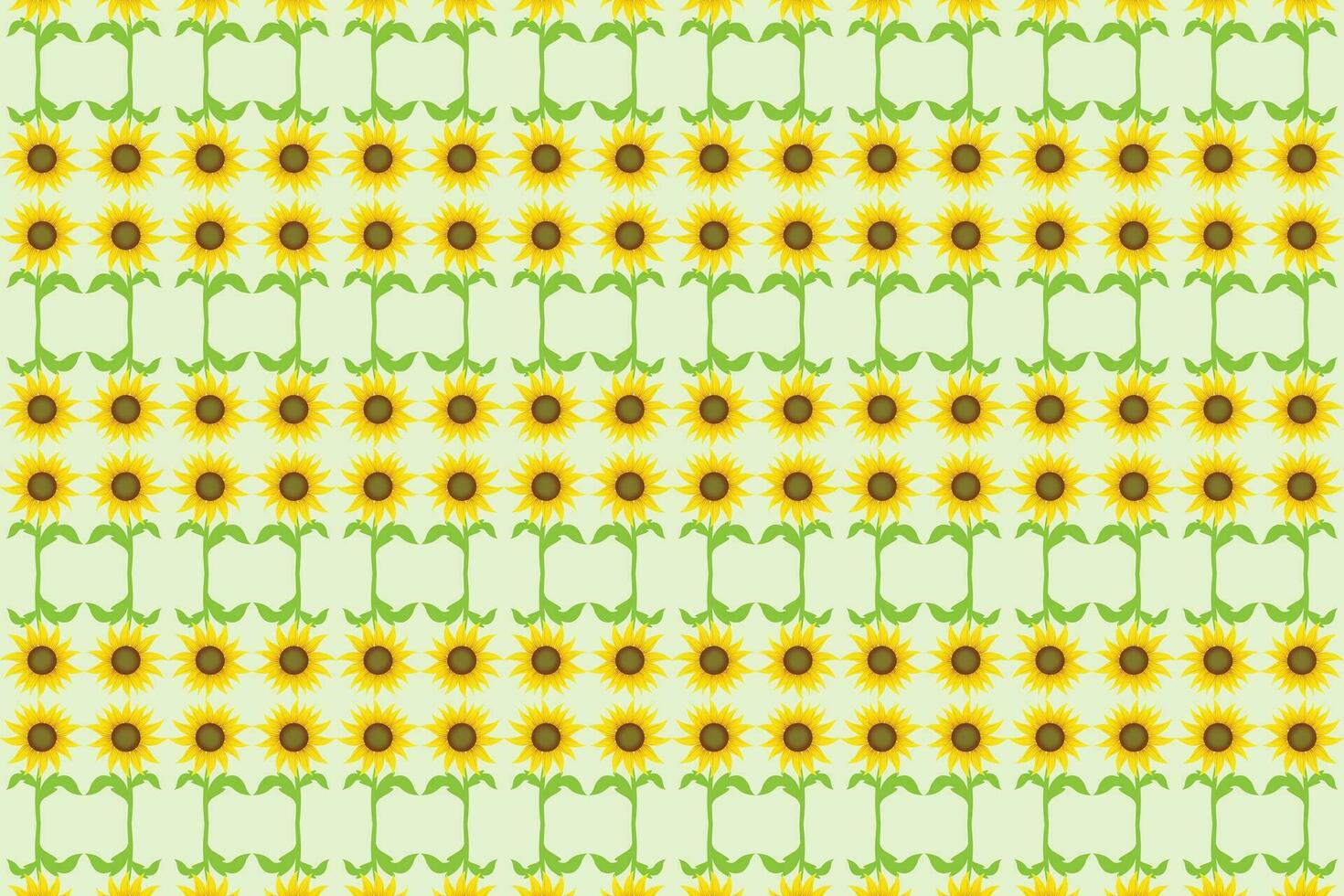 Sonnenblumen Vektor Illustration Muster zum Textilien oder andere Verwendet