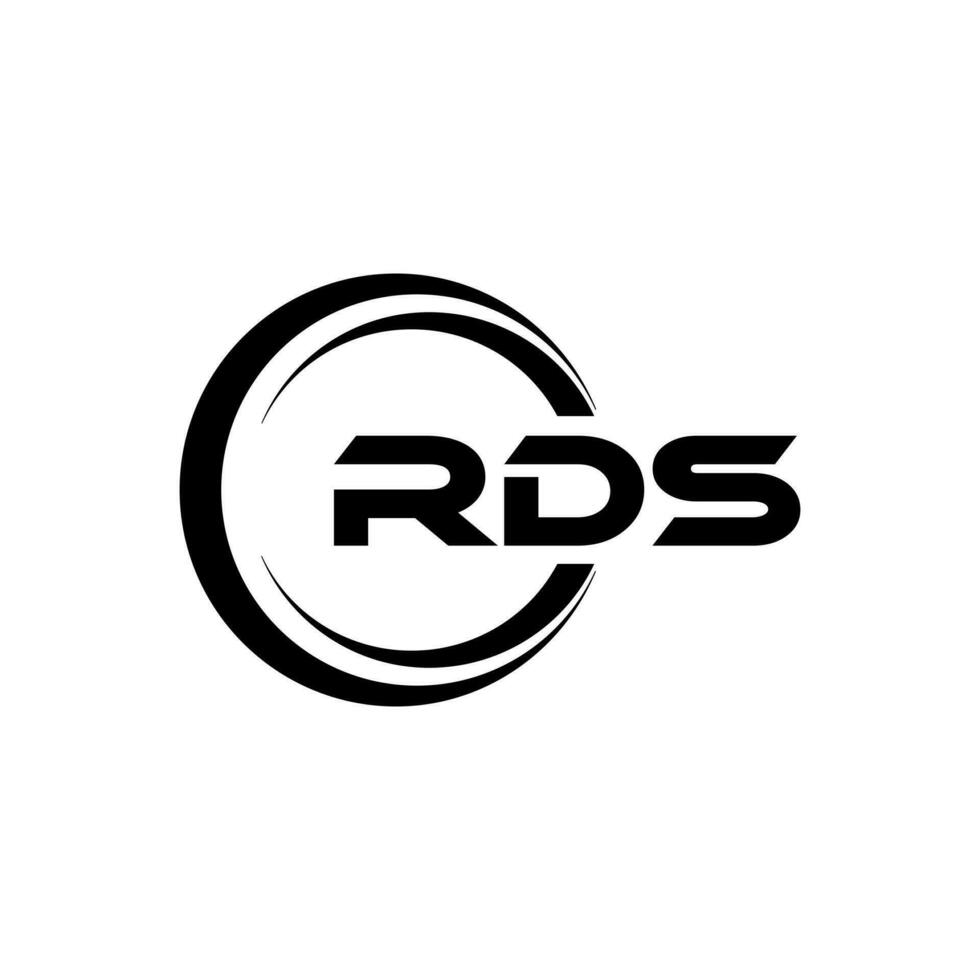 rds Logo Design, Inspiration zum ein einzigartig Identität. modern Eleganz und kreativ Design. Wasserzeichen Ihre Erfolg mit das auffällig diese Logo. vektor