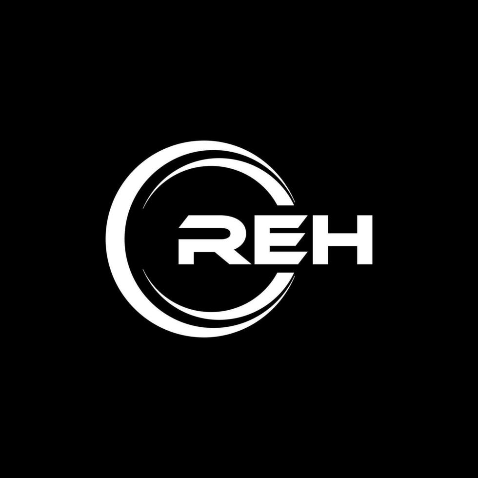 reh logotyp design, inspiration för en unik identitet. modern elegans och kreativ design. vattenmärke din Framgång med de slående detta logotyp. vektor